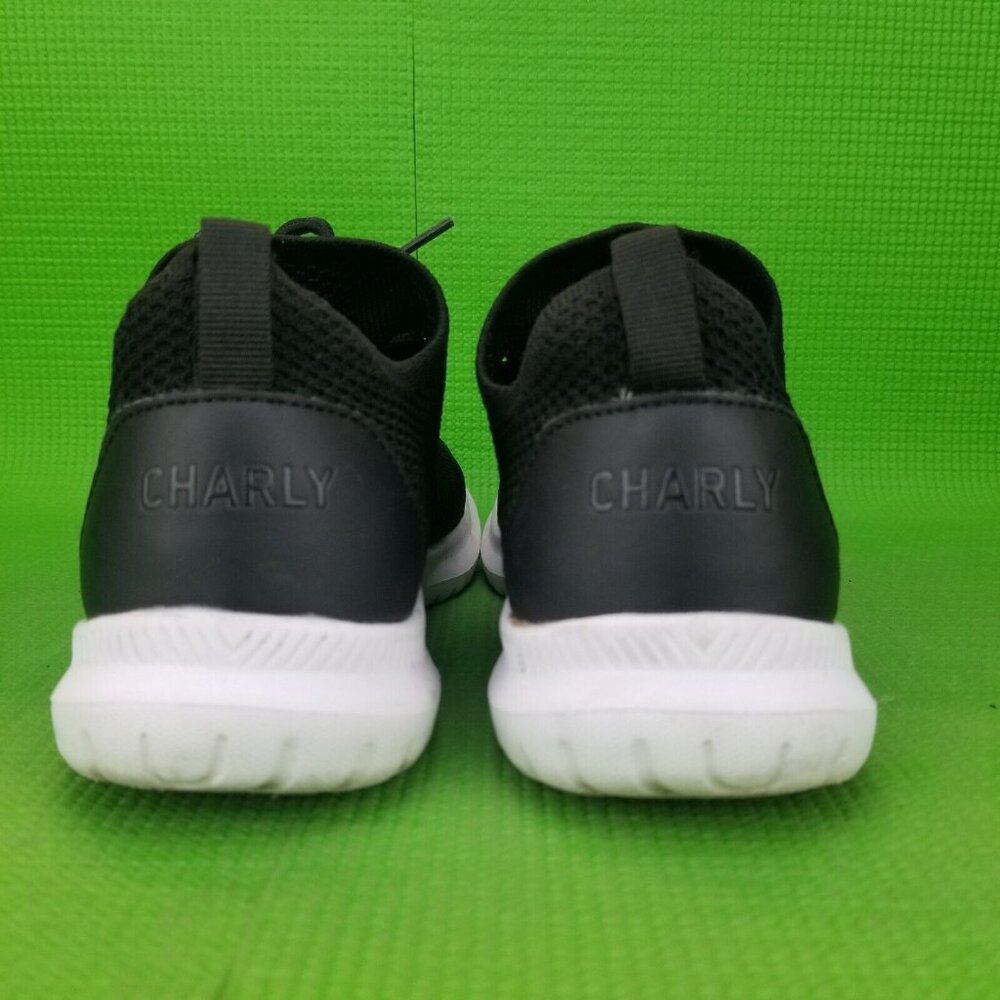 ✅ Womens 6 Charly Resolve Knit Running Shoes Athletic Sneakers Black Mesh - Picture 8 of 11
